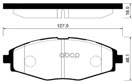 Колодки Тормозные Дисковые Передн Daewoo: Lanos (Sohc) 97-, Matiz 98-  Chevrolet: Matiz 05- HSB арт. HP2002