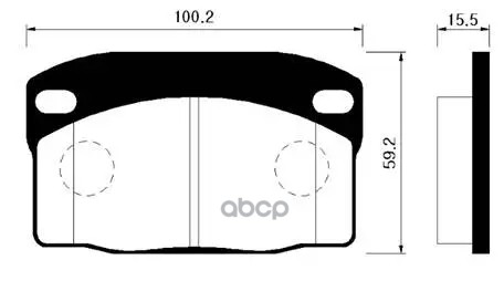 Колодки Тормозные Дисковые Передн Daewoo: Nexia 95-97  Opel: Ascona, Kadet E, Omega A, Vectra A 75-95 (Шпильки) HSB арт. HP2003