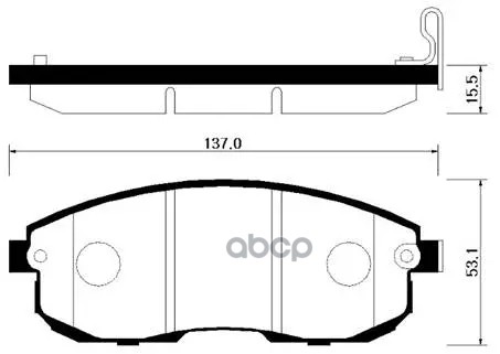 Колодки Тормозные Дисковые Samsung: Sm-7 HSB арт. HP3005