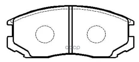 Колодки Тормозные Дисковые Передн Daihatsu: Extol 00-, Terios 97-05, Terios 05- Mitsubishi: Colt 90-01, Lancer 90-01, Mirage ...