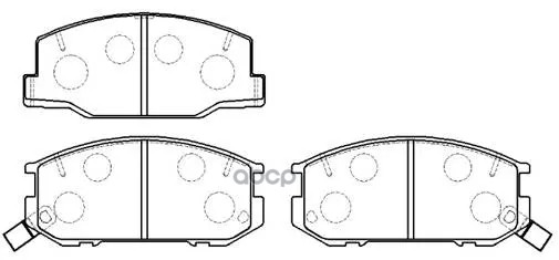 Колодки Тормозные Дисковые Toyota: Previa 91-, Toyota: Previa 94.1-97 HSB арт. HP5038