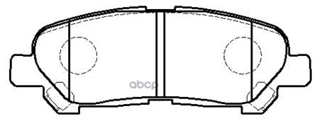 Колодки Тормозные Дисковые Задн Toyota: Higlander 07- HSB арт. HP5265