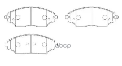 Колодки Тормозные Дисковые Передн Chevrolet: Cobalt, Aveo 11- +Abs HSB арт. HP5286