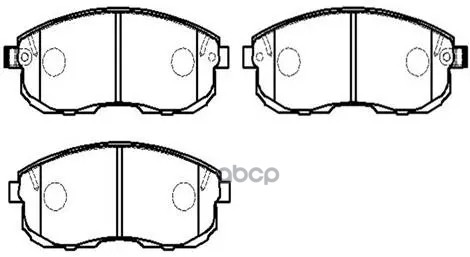 Колодки Тормозные Дисковые Nissan: Maxima Hj30 88.8-, Altima U13u, L30 92.6-  Infiniti: G20 (P11) 98.6- HSB арт. HP8340