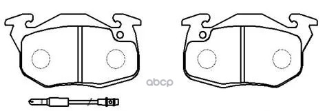 Колодки Тормозные Дисковые Peugeot: 205, 405 HSB арт. HP8385