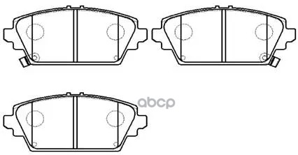 Колодки Тормозные Дисковые Honda: Accord HSB арт. HP9235