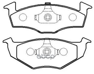 Колодки Тормозные Дисковые Seat: Toledo  Vw: Golf, Vento, Polo HSB арт. HP9464