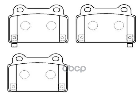 Колодки Тормозные Дисковые Mitsubishi: Lancer Gsr 07.10- HSB арт. HP9914