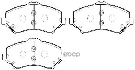 Колодки Тормозные Дисковые Dodge: Grand Caravan 09-, Journey 09-Nitro 07-  Chrysler: Town&Country 08-  Jeep Liberty 08-, Wran...