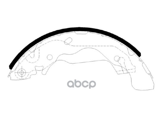 Колодки Тормозные Барабанные Hyundai: Accent 02-05 HSB арт. HS0002