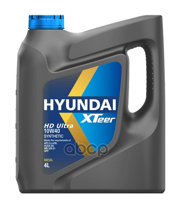 HYUNDAI XTeer Масло моторное Hyundai Xteer HD Ultra CJ-4 10W-40 синтетическое 4 л 1041006