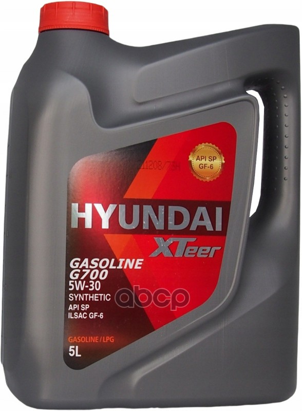 HYUNDAI XTeer Масло моторное синтетическое G700 5W30 SP, GF-6 5л