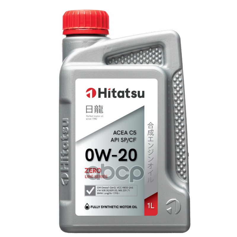 Hitatsu Масло 0W20 Api Sp/Cf Acea C5 508.00/509.00 229.71 Ll-17Fe+ Gm Dexos1 Gen3 1Л Hitatsu 0W20h11