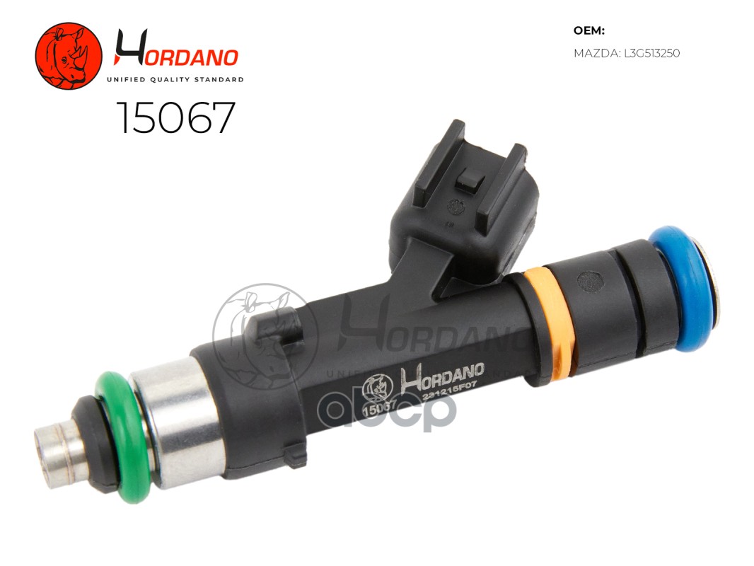 Форсунка топливная MAZDA 6 (GH) Hordano 15067 Hordano арт. 15067
