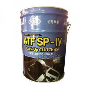 Масло трансмиссионное HYUNDAI/KIA ATF SP-IV 20л 04500-00A15 Hyundai-KIA арт. 04500-00A15