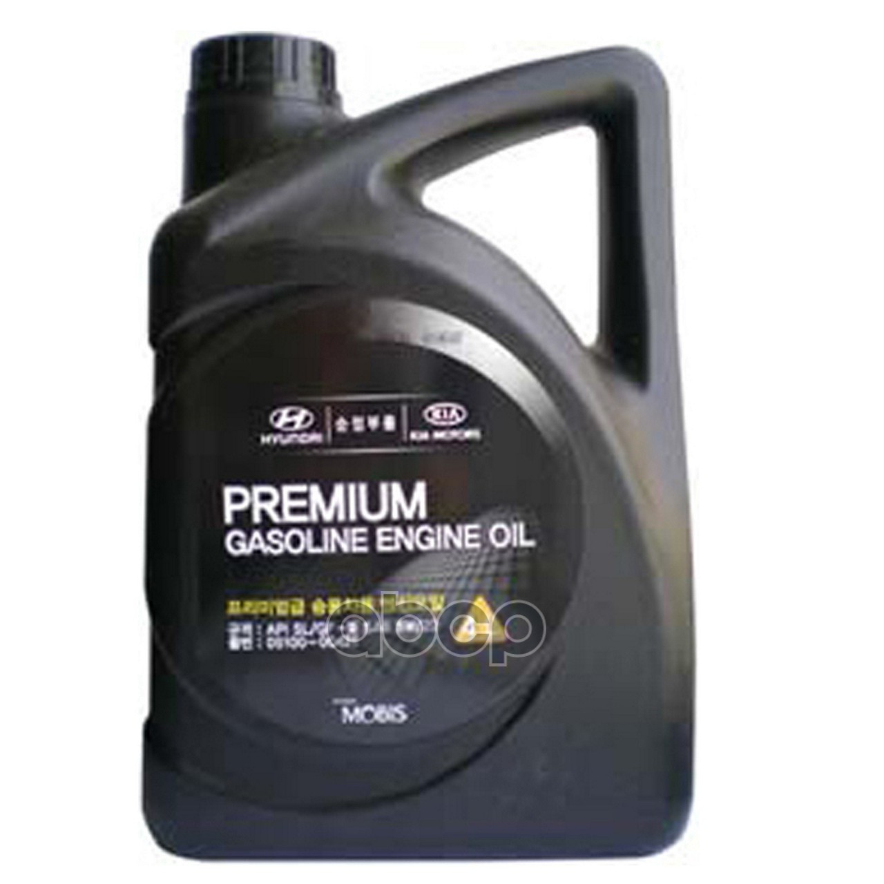 Hyundai-KIA Масло моторное полусинтетическое HYUNDAI/KIA Premium Gasoline 5W-20 4л 05100-00421