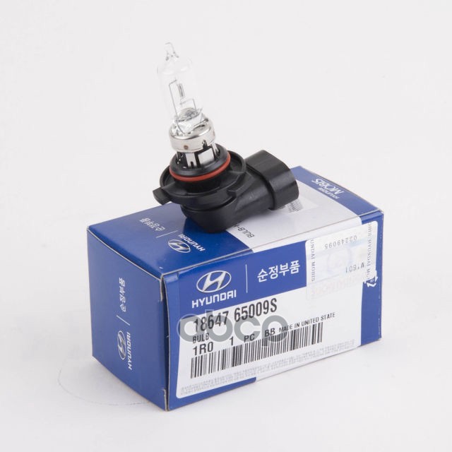 Лампа 12V HB3 60W P20d 6500K HYUNDAI/KIA Bulb 1 шт. картон 1864765009s Hyundai-KIA арт. 1864765009s