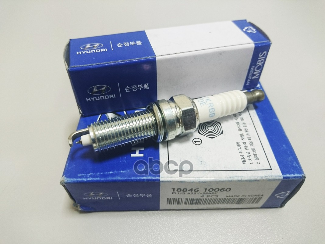 Свеча зажигания HYUNDAI i40 (11-),ix35 (10-) (1.6) KIA Rio (11-) (1.4),Sportage (10-) Hyundai-KIA арт. 1884610060