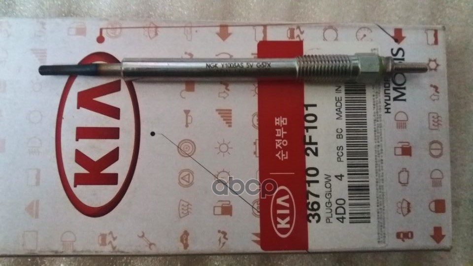 Свеча накаливания HYUNDAI/KIA 367102F101 Hyundai-KIA арт. 36710-2F101