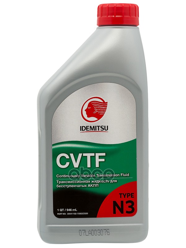 Масло Вариаторное Idemitsu Cvt Type - N3 (946Ml) Для А/М С Допуском Nissan Cvt Ns-3 IDEMITSU арт. 30041102-750