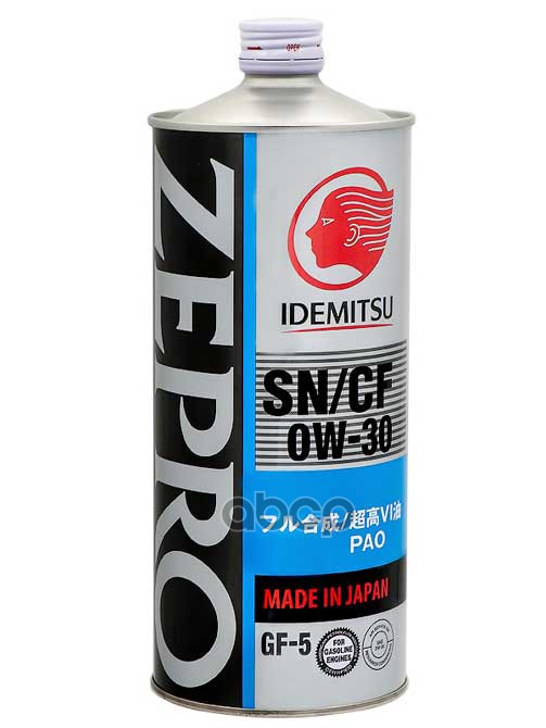 IDEMITSU Масло Моторное Синтетическое 1Л - Zepro Touring Pro 0W30 (Sn/Cf, Gf-5)