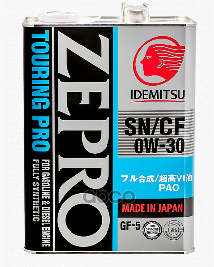 IDEMITSU Id Zepro Touring Pro  0W30 Sn  4L