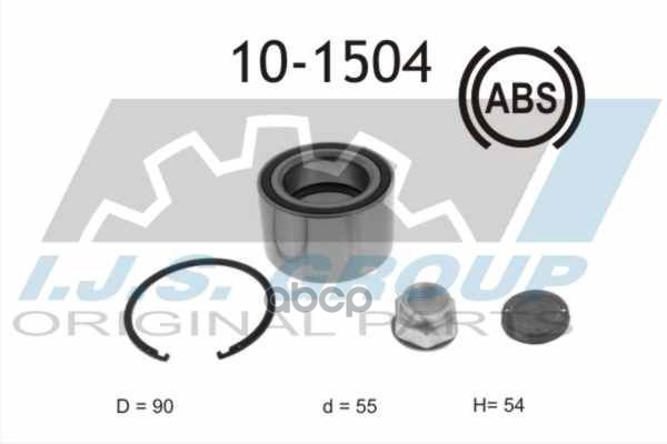 Подшипник Ступичный Nissan: Nv400 14- IJS арт. 10-1504