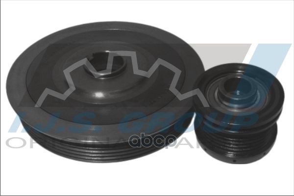 Шкив Коленвала К-Кт С Муфтой (Ген. Denso) Ford 1.6Tdci C-Max 03-/Focus Ii 04-/Fusion 04-/Fiesta 04-  Mazda 3 1.6 Di 04-  Volv...