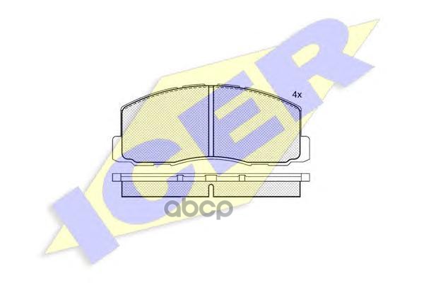 Колодки Торм.дисковые Icer арт. 180602
