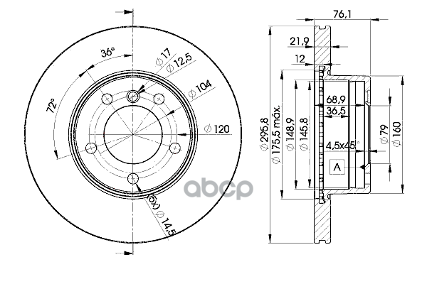 Диск Тормозной Icer арт. 78bd4839