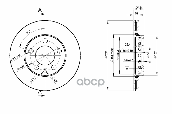 Диск Тормозной Icer арт. 78bd5308