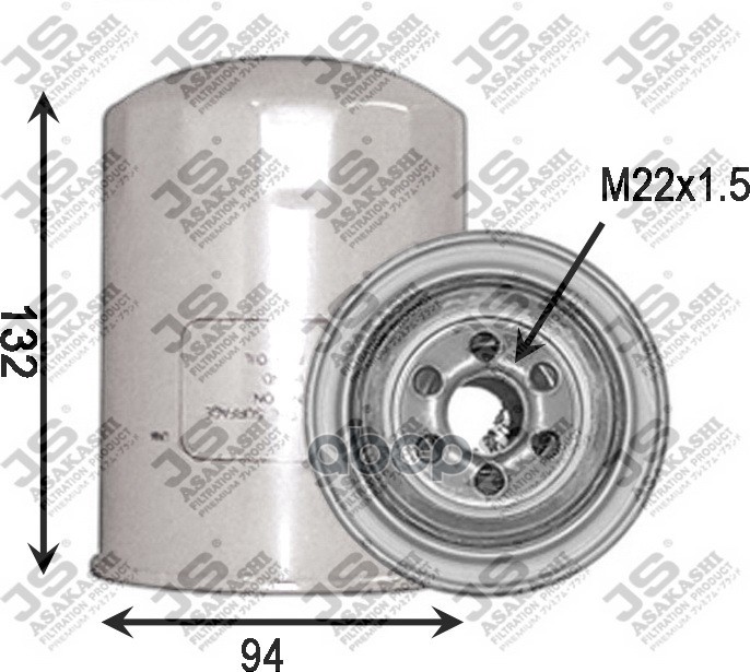 Фильтр Гидравлический JS Asakashi арт. hc0010