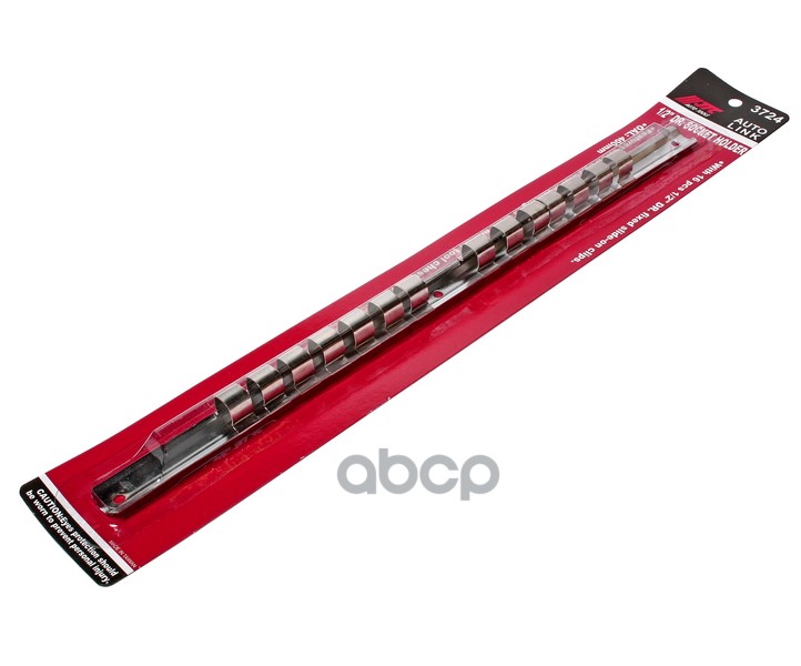 Держатель головок 1/2 (стальная рейка, 16 фиксаторов) длина 400мм JTC /1/100 JTC арт. JTC3724