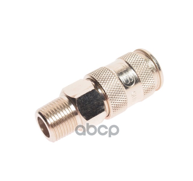 Соединитель Быстроразъемный Для Компрессора M3/8 30Sma, С Клапаном, Наружняя Рехьба, (Европейский Стандарт) JTC арт. JTC-D30SMA