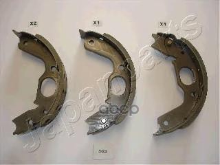 Колодки задние бараб Pajero Sport Japanparts арт. gf503af