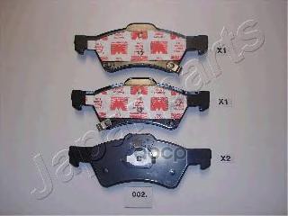 Колодки торм.диск. Japanparts арт. pa002af