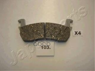 Колодки передние дисковые NISSAN Micra Japanparts арт. pa103af