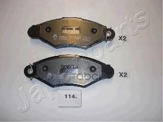 Колодки торм.диск. Niss Kubistar 03- Japanparts арт. pa114af