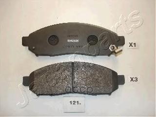 Колодки торм. диск. Pathfinder 2.5 dCi 4WD Japanparts арт. pa121af