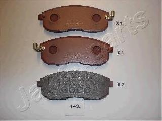 Колодки передние дисковые NISSAN Maxima Japanparts арт. pa143af