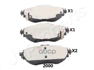 Колодки торм.дисковые Japanparts арт. pa2000af