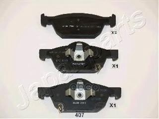 Колодки торм. диск. Japanparts арт. pa407af