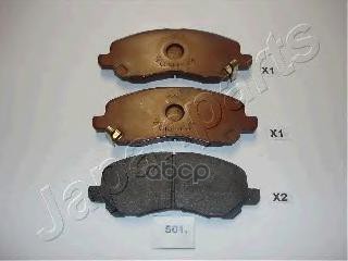 Колодки тром.диск. Japanparts арт. pa501af