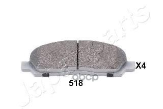 Колодки Торм.дисковые Japanparts арт. pa518af