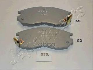 Колодки пер.диск.Mitsubishi Colt C58/CA5 Galant 84-92 Japanparts арт. pa530af
