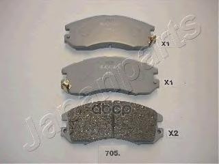 Колодки Передн. Диск. Impreza  Legacy Japanparts арт. pa705af