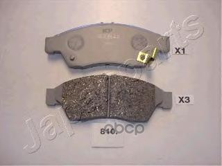 Колодки тормозные передние Japanparts арт. pa810af