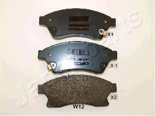 Колодки торм.диск. Opel Astra J Japanparts арт. paw12af