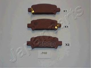 Колодки торм. диск. задн. Japanparts арт. pp702af