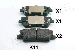 Колодки задн.диск. Japanparts арт. ppk11af